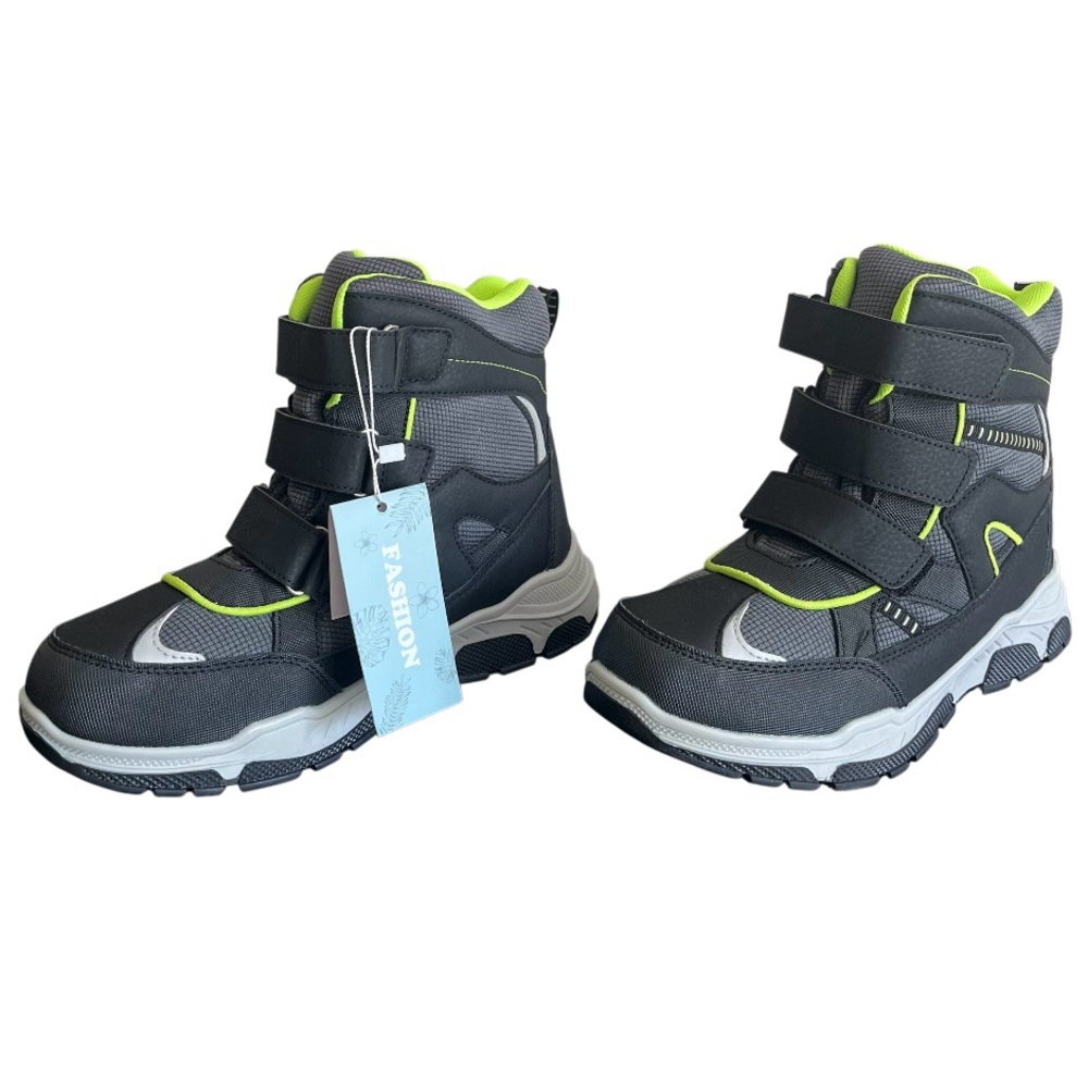 Ovekos Hiking Snow Waterproof Kids Ankle Boots Winter Rain Anti Slip